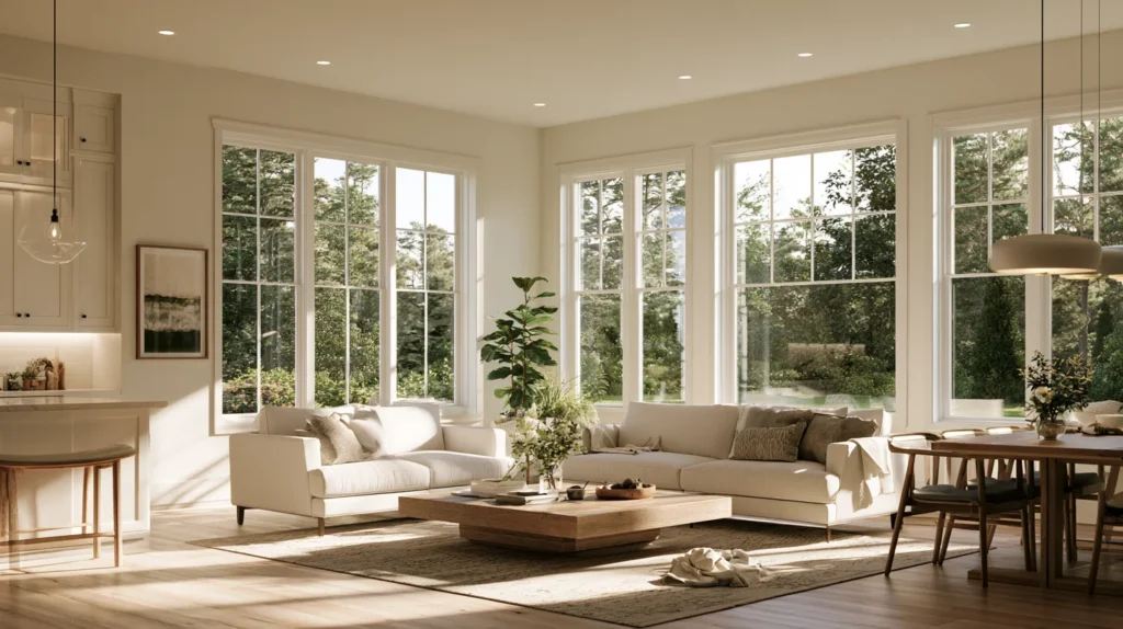 Professional installer fitting and sealing a replacement window for proper performance and durability.