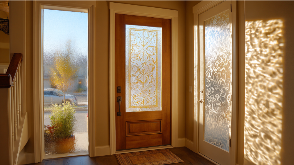Front Door Glass Options, Privacy and Natural Light