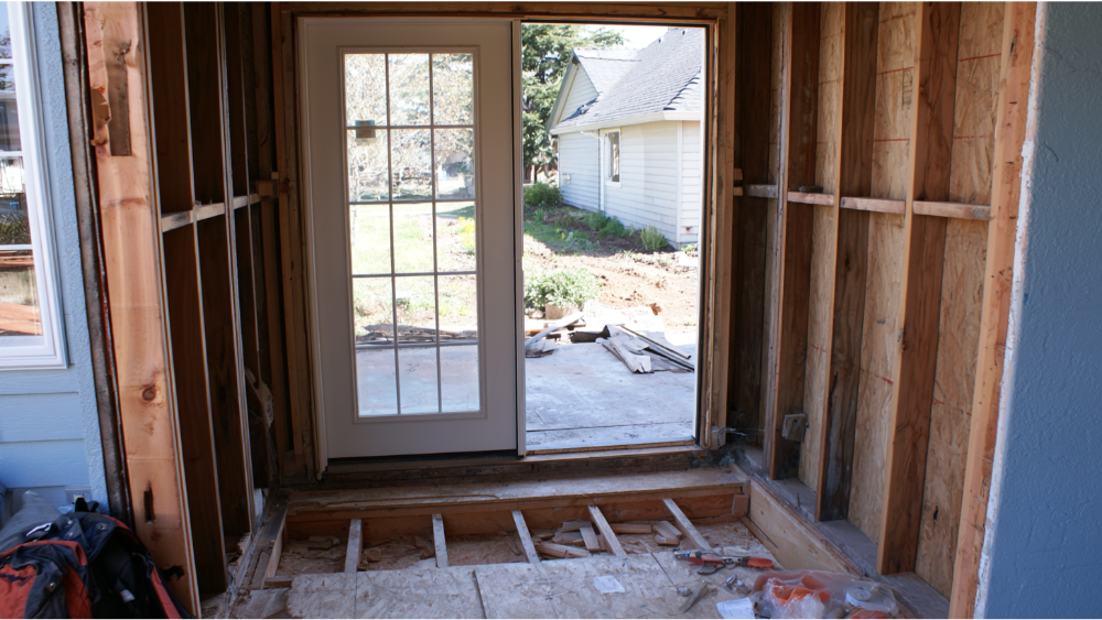 Exterior Door Framing Adjustments and Security Verification